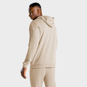 Luxe Zip Up - Stone