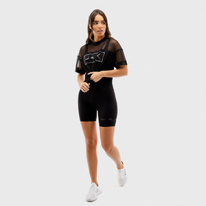 Vibe Mesh Tee - Black