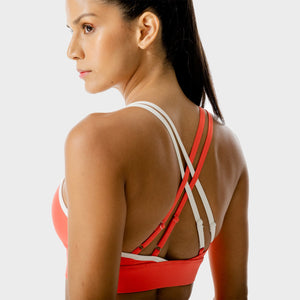 LAB360° Wrap Bra - Hot Coral