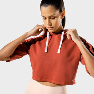 Women's Fitness - Crop Hoodie - Copper Coin