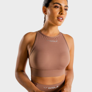 Wolf Sports Bra - Blush