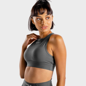 Wolf Sports Bra - Graphite