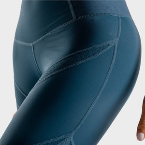 Wolf Leggings - Peacock