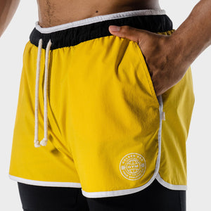 Golden Era 2-in-1 Shorts - Lemon Curry