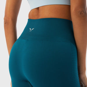 Infinity Seamless Workout Leggings - Blue Coral