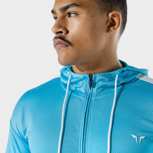 Hybrid Zip Up - Blue