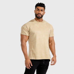 Not The Gym Vibe Tee - Nude