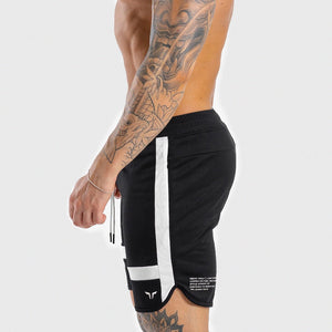 HYPE Shorts - Black with White Panels