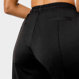 Women's Fitness - Wide Leg Pants - Black