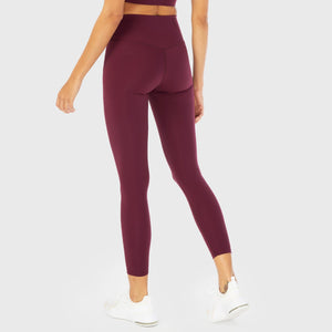 Infinity Cropped 7/8 Leggings - Grape