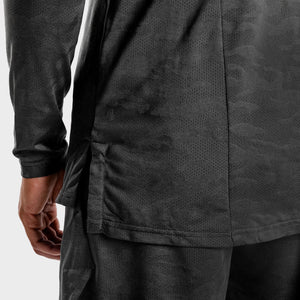 Wolf Running Top - Charcoal