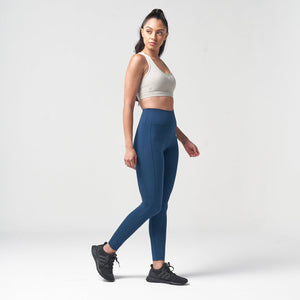 Essential High Waisted Leggings 27"  - Teal