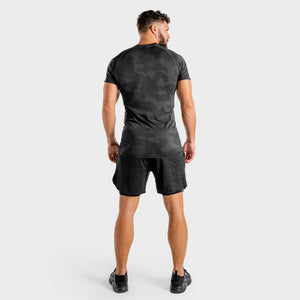 Wolf Seamless Tee - Onyx