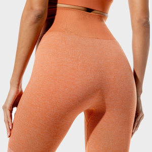 Women's Fitness - Seamless Leggings - Copper Coin Marl