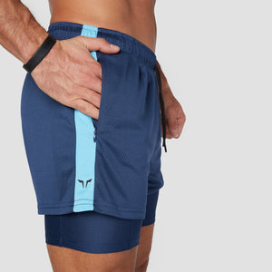 Hybrid Performance 2-in-1 Shorts - Navy