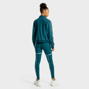 Noor Track Top - Teal