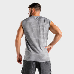 Wolf Seamless Tank - Grey