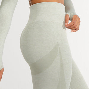 Marl Seamless Leggings - Ice
