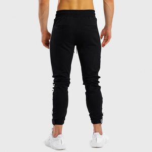 HYPE Joggers - Black with White Panel