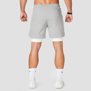 Limitless 2-in-1 Shorts - Light Grey