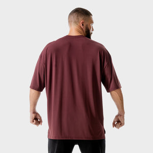 LAB360° Oversized Tee - Tawny Port