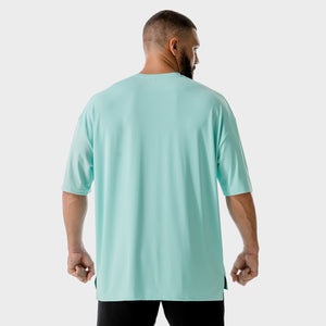 LAB360° Oversized Tee - Pastel Turquoise