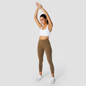 Infinity Cropped 7/8 Leggings - Gold