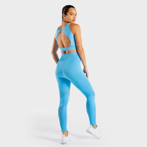 Meta Seamless Leggings - Sky Blue