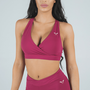 Athena Deep Fuchsia Look | Bra + Leggings