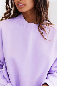 Crew Neck Jumper - Lilac