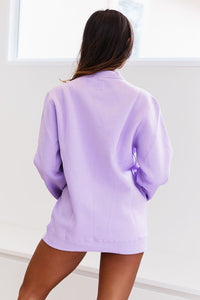 Crew Neck Jumper - Lilac