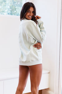 Crew Neck Jumper - Mint