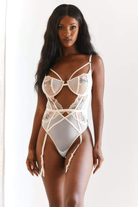 Skye Bodysuit - Champagne