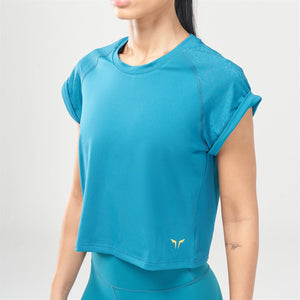 Code Boxy Tee - Harbour Blue