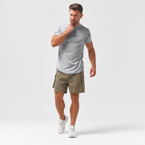 Statement Tee - Grey Marl