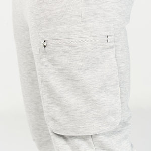 Golden Era New School Joggers - Light Grey Marl