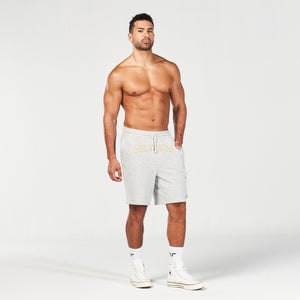 Golden Era New Gen Jogger Shorts - Light Grey Marl