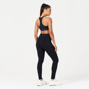 Lab360° Seamless Cuffed Leggings - Black