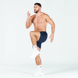 Statement Quick-dry Shorts - Navy