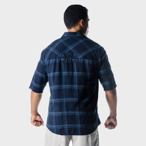 Golden Era Flannel Shirt - Patriot Blue Check