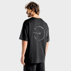 Luxe Oversize Tee - Onyx