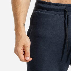 Warrior Jogger Pants - Navy with Black Panel