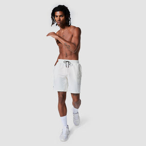 Graphic Wordmark Jogger Shorts - Star White