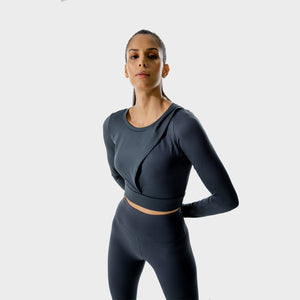 LAB360° Wrap Top - Blue Nights