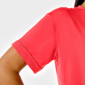 The Pack Crop Tee - Hot Pink