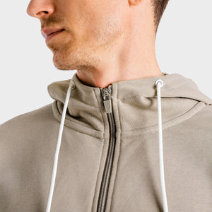 Core Zip Up - Taupe