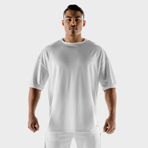 Hybrid Oversize Tee - White