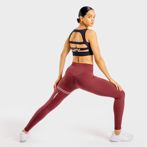 Flux Leggings - Maroon