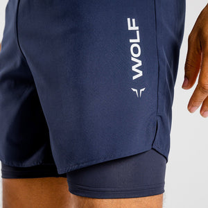 Primal 2-in-1 Shorts - Navy