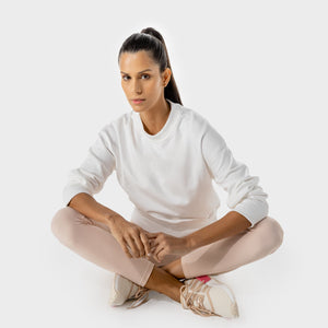 Women's Fitness - Sweatshirt - Blanc De Blanc